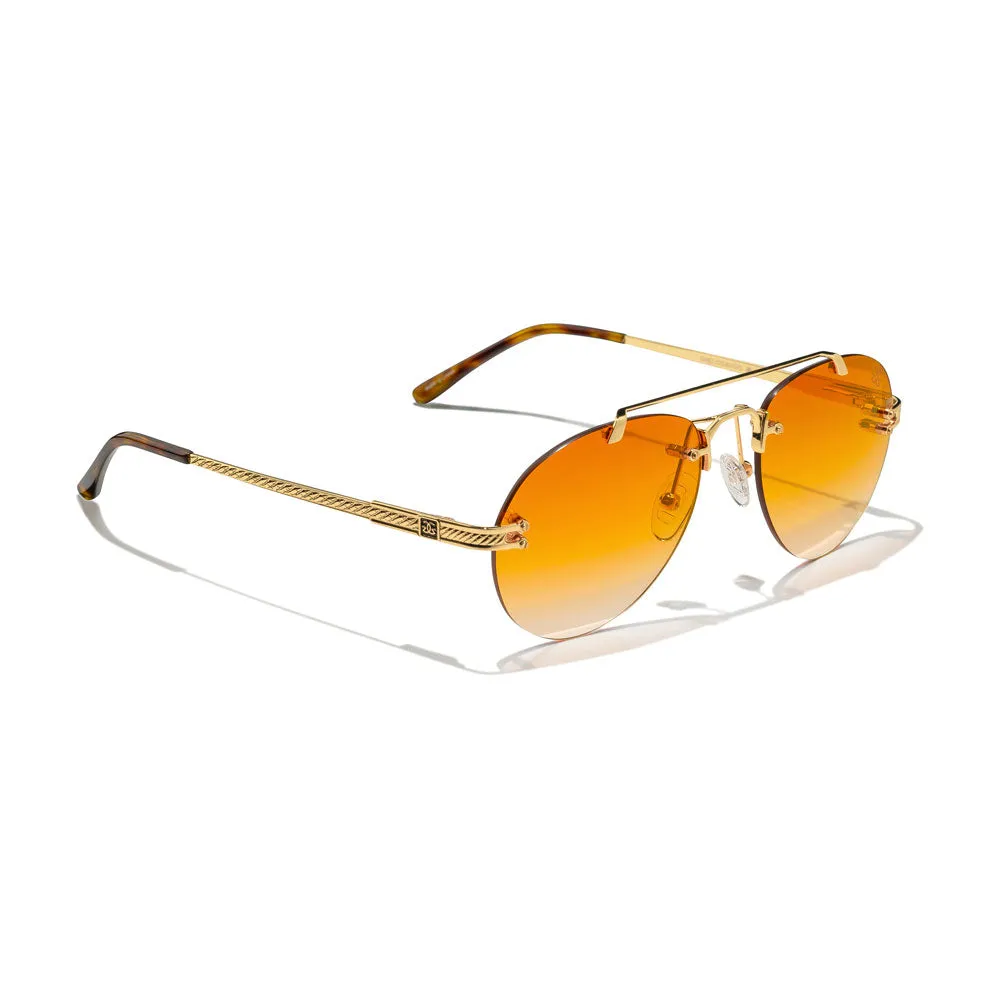 Ladies Helios Aviator Rimless Shades