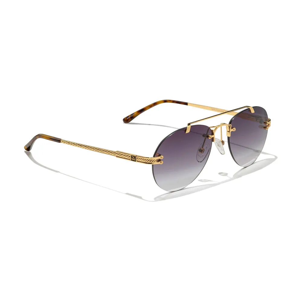 Ladies Helios Aviator Rimless Shades