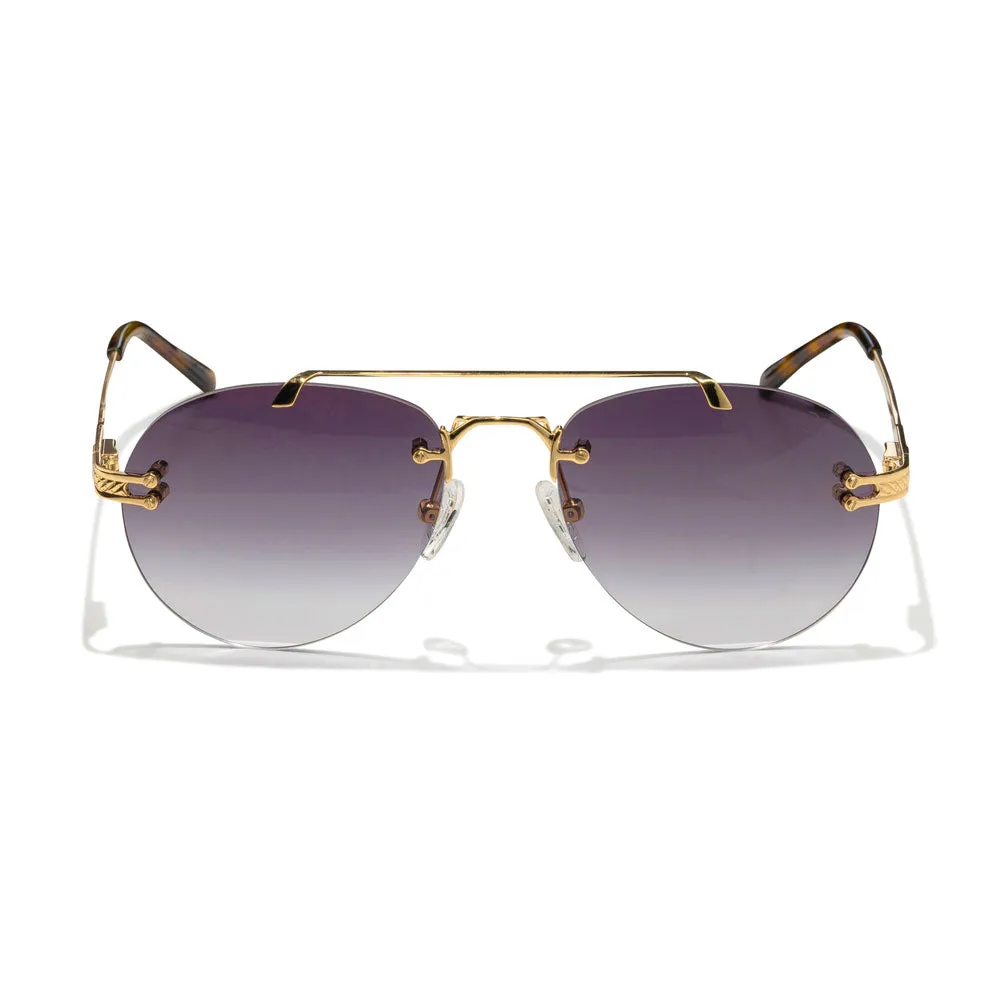 Ladies Helios Aviator Rimless Shades