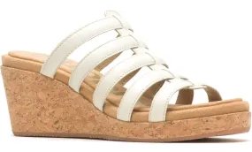 Women's Leather Slide Sandal for Hush Puppies Willow