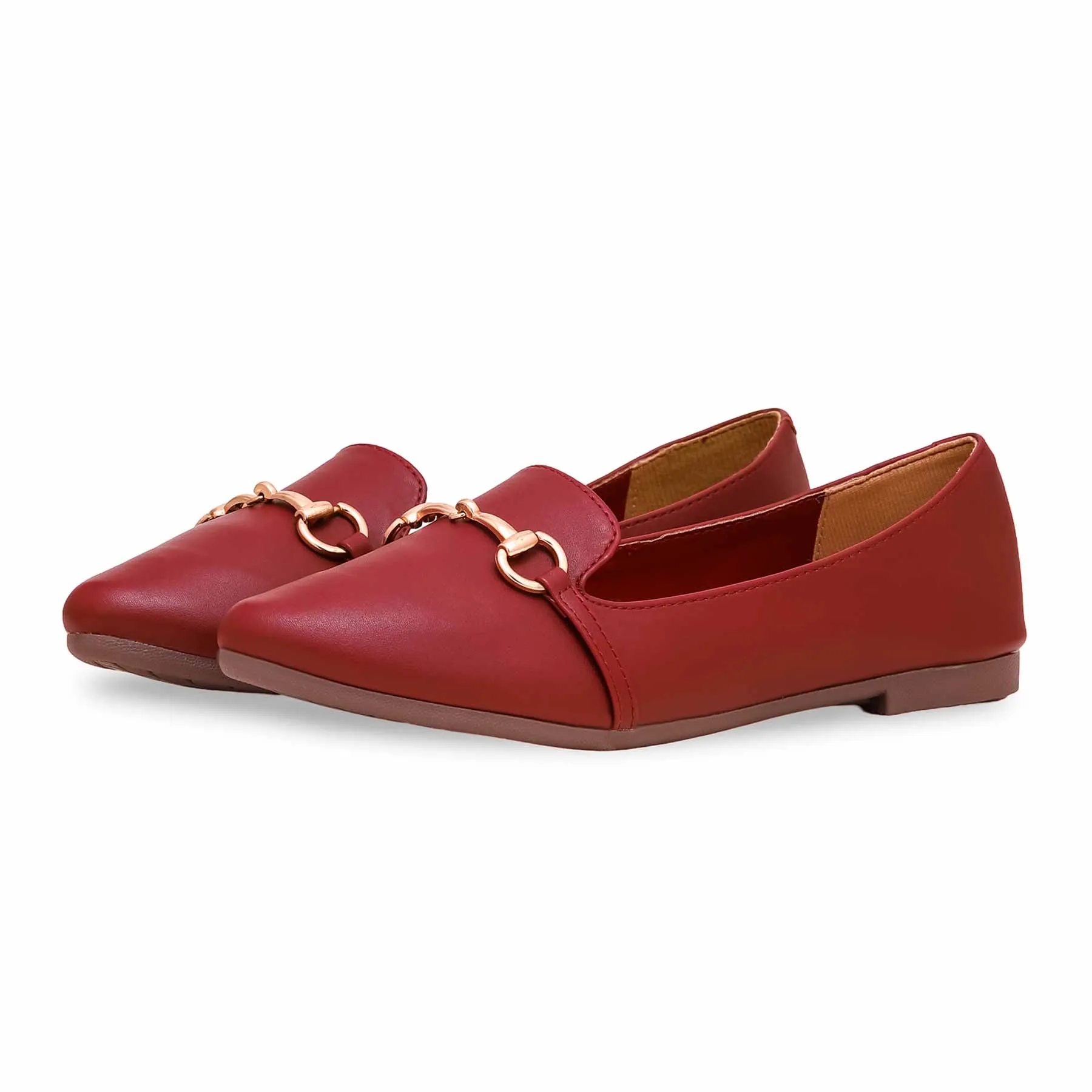 Women's Maroon Pumps WN1030