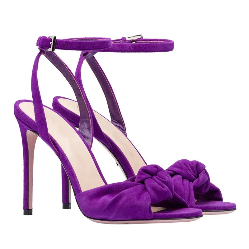 Butterfly Knot Cross Tied High Heel Pumps