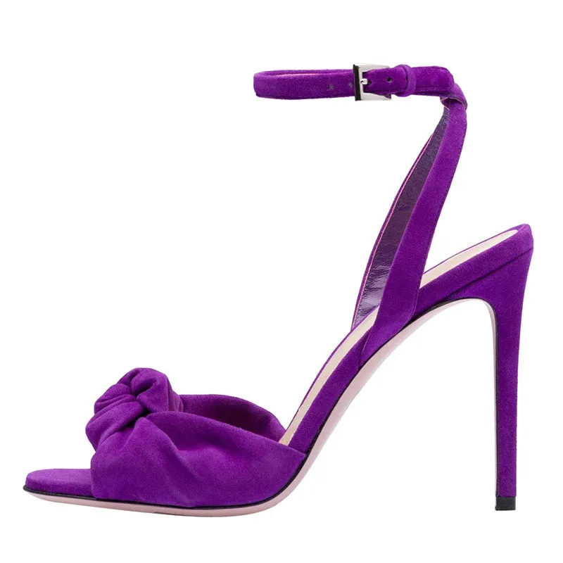 Butterfly Knot Cross Tied High Heel Pumps