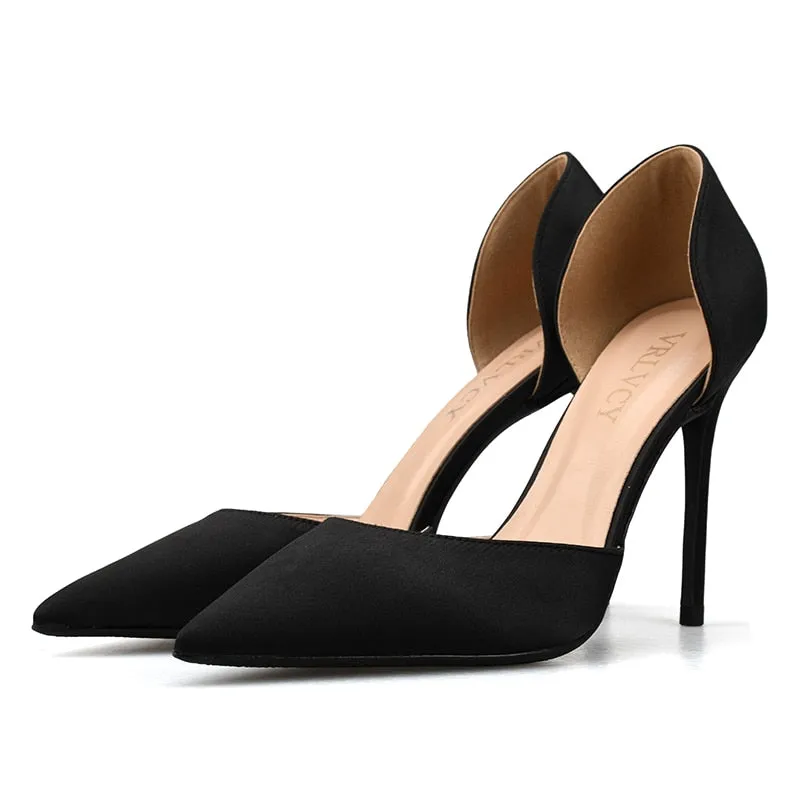 High Heel Pointed Toe Pumps for Wedding Party