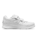  Women's Walking 577 Hook and Loop Walking Shoe in White  