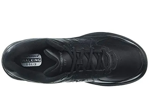  Women's Walking 577 Lace Up Shoe in Black  