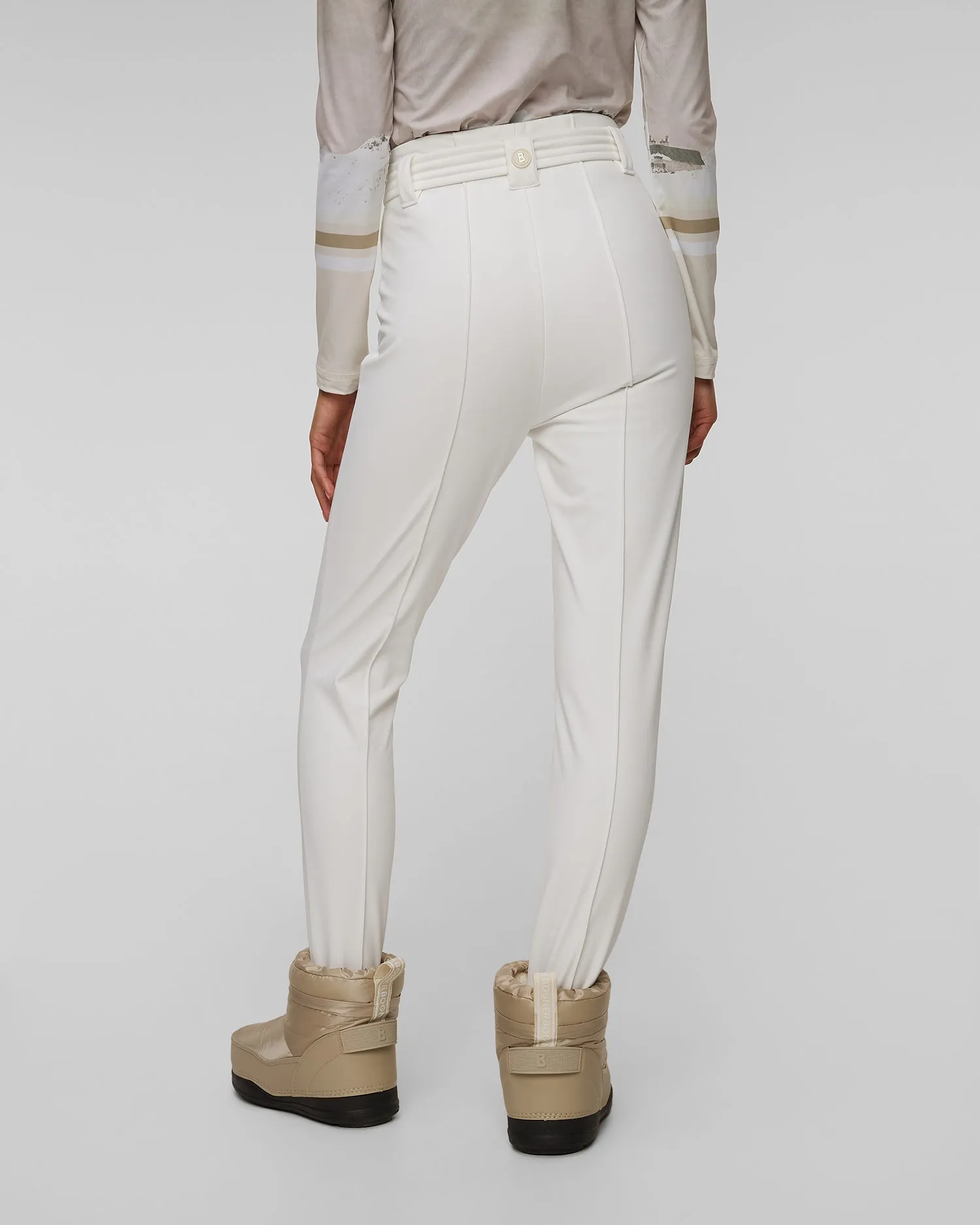 Women’s white ski trousers BOGNER Eirin1 11858343-753