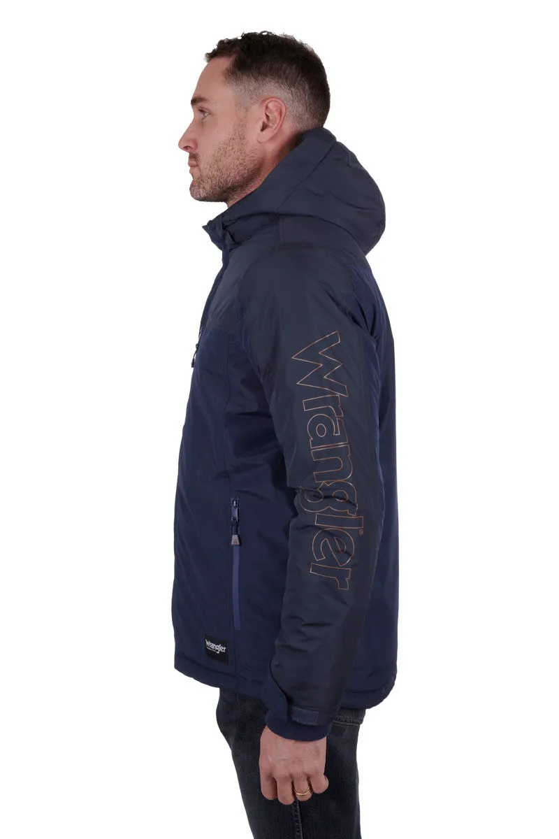 Wrangler Men's Navy Waterproof Murphy Jacket