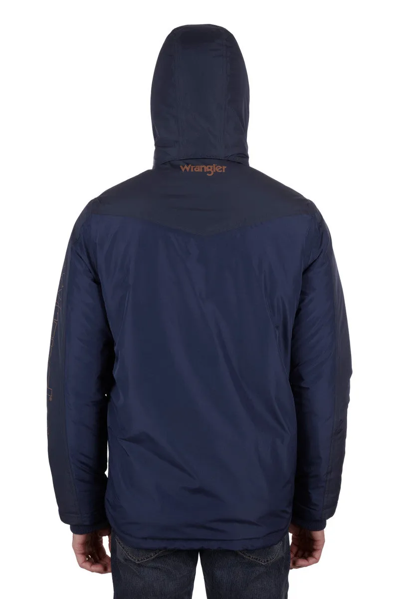 Wrangler Men's Navy Waterproof Murphy Jacket