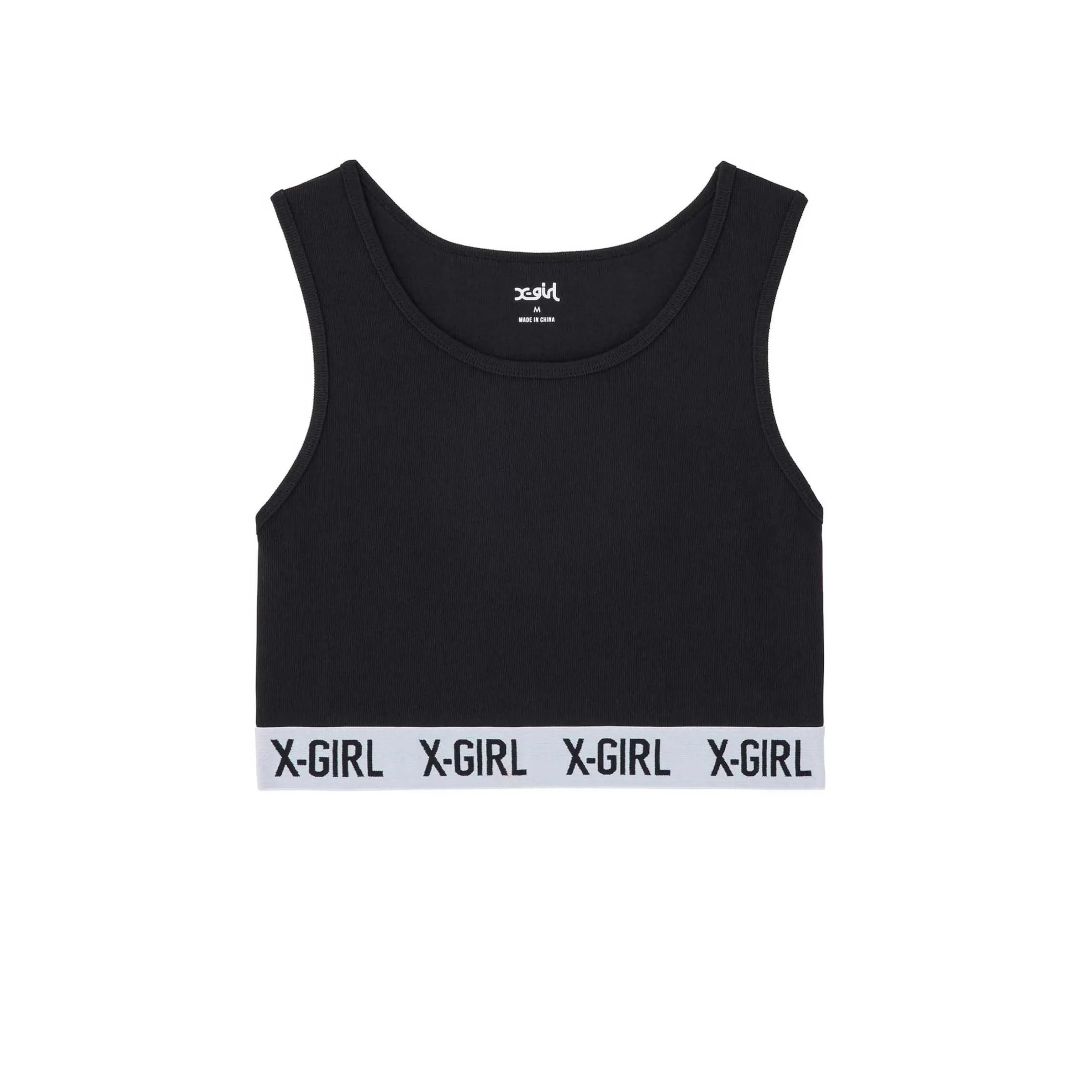 X-GIRL  Logo Tank Top Black 