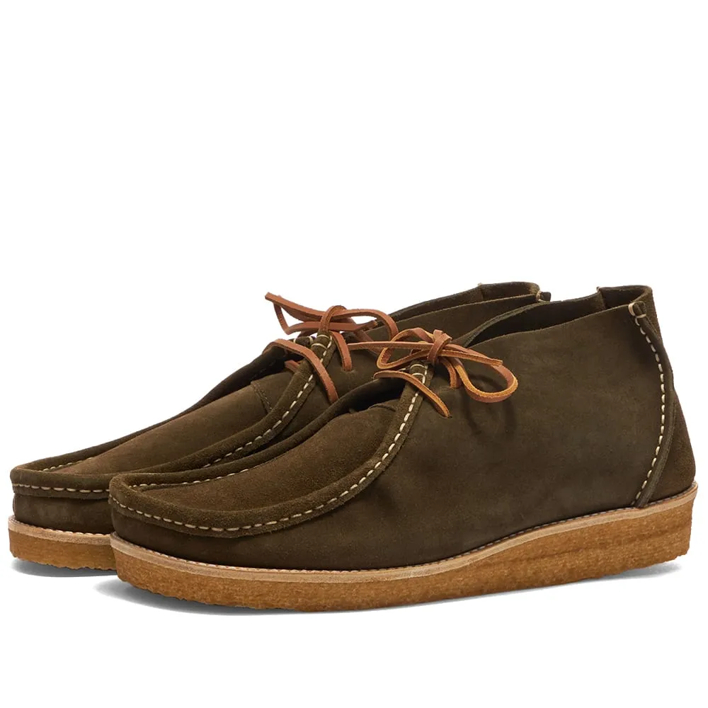 Yogi Hikerdelic Eric Suede Moc Chukka Boot Dark Olive